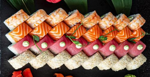 🔥"Анатолий доплатит!" Суши 40шт от 30р в ArtSushi. Новинка! Пуш-роллы в тубусе от 20р