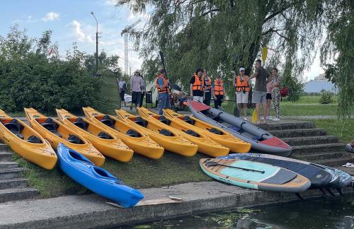 Сплавы на байдарках, SUP-бордах от 20р по реке Свислочь